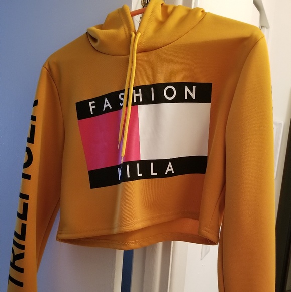 Tops - Fashion Killa Cropped Hoodie